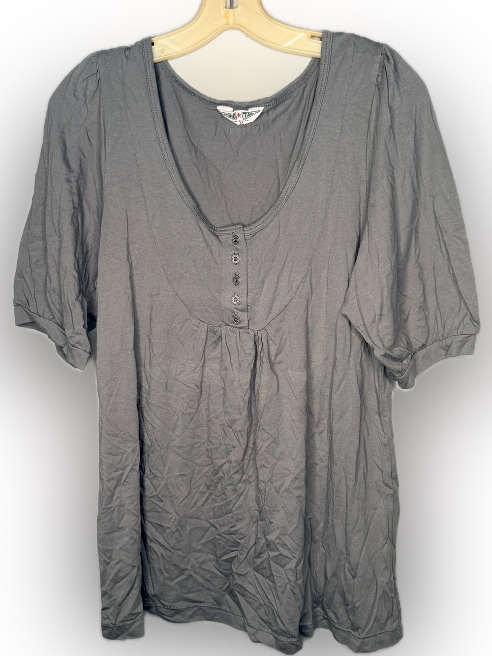 Hard Tail Forever Gray Top nwot